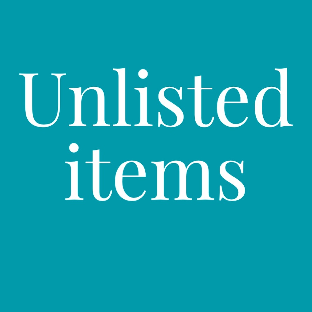 Unlisted items from live show